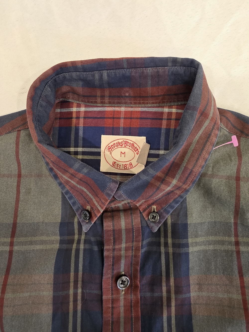 Brooks Brothers Classic Cotton Collection All Occasions Shirt Men Size M